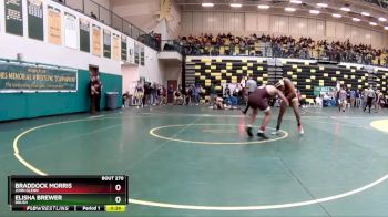 138 lbs Cons. Round 2 - Braddock Morris, JOHN GLENN vs Elisha Brewer, BRUSH