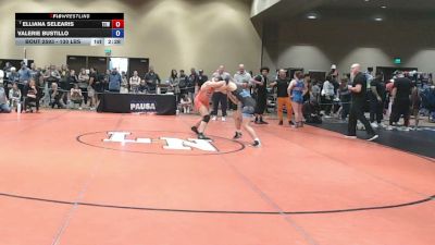 130 lbs Champ. Rd Of 16 - Elliana Selearis, Team Tugman Wrestling vs Valerie Bustillo