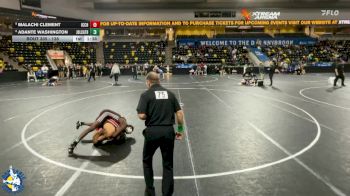 138 lbs Champ. Round 2 - Malachi Clement, Iowa City, City High vs Adante Washington, Joliet (Catholic Academy)