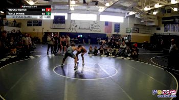 215 lbs 1st Place Match - Rocco Reifer, Moshannon Valley Hs vs Kyle Suhrie, Mercer Area Hs