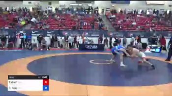 61 kg Round Of 16 - Tyler Graff, NJRTC / TMWC vs Gabriel Tagg, Jackrabbit Wrestling Club