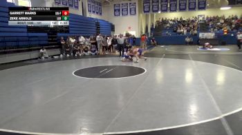 141 lbs Champ. Round 1 - Garrett Marks, Wisconsin-Platteville vs Zeke Arnold, Loras