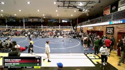 190 lbs Cons. Round 7 - Bayden Beard, Central Valley vs Brice Cuthbert, Lewiston High School