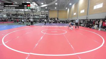 120 lbs Quarterfinal - Ava Gamberdella, Branford vs Jocelyn Antes, Frontier