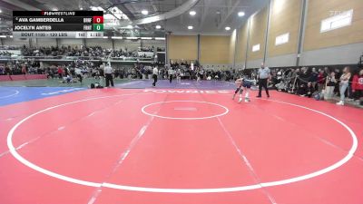 120 lbs Quarterfinal - Ava Gamberdella, Branford vs Jocelyn Antes, Frontier