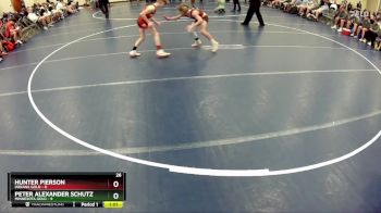 85 lbs Quarterfinals (8 Team) - Peter Alexander Schutz, Minnesota Gold vs Hunter Pierson, Indiana Gold
