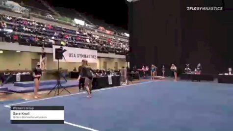 Sara Knoll - Women's Group, Omaha Gymnastics Academy - 2021 Women's Xcel Region 4 Championships