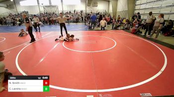 58 lbs Consi Of 4 - Noah Smith, Wagoner Takedown Club vs Chevy LamHo, Wagoner Takedown Club