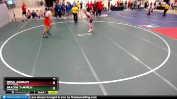 182 lbs Champ. Round 1 - Owen Johnson, New Prague vs Braden Champlin, Farmington