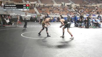 128-D3 Champ. Round 1 - Curtis Wilhelm, Show Low High School vs Ryan Welborn, Coconino High School