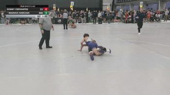 120 lbs Quarters - Sonny Cervantes, SilvaBack Training Center vs Maddux Rabczak, Hononegah