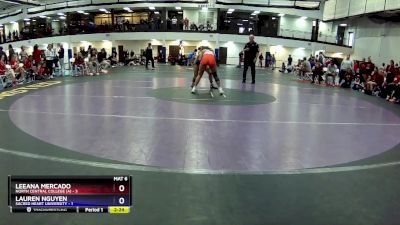 110 lbs Round 1 (16 Team) - Leeana Mercado, North Central College (A) vs Lauren Nguyen, Sacred Heart University