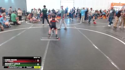 55 lbs Cons. Round 2 - Chris Moon, LWC: Raiders vs Bennett Leslie, Hard Rock Rams