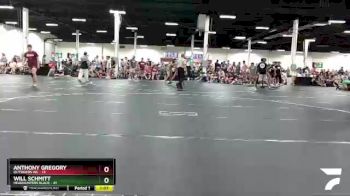 170 lbs Round 4 (6 Team) - Anthony Gregory, Outsiders WC vs Will Schmitt, Headhunters Black