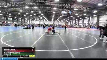115 lbs Round 3 (6 Team) - Thomas Verrette, PA Gold vs Bryan Latta, Oklahoma Tornados