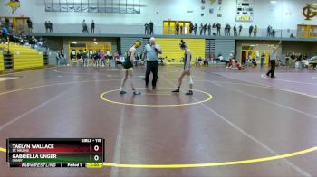 115 lbs Quarterfinal - Gabriella Unger, Canby vs Taelyn Wallace, St. Helens