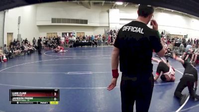 117 lbs Finals (8 Team) - Luke Cline, Team Rogue vs Jameson Priebe, Minnesota Gold