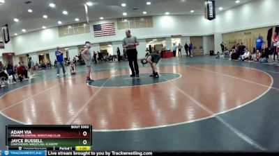 105 lbs Champ. Round 1 - Adam Via, Franklin Central Wrestling Club vs Jayce Russell, Contenders Wrestling Academy