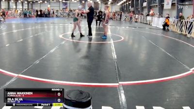 98 lbs Rd# 2 -10:15am Friday - Isla Silva, PA WEST vs Anna Wakkinen, Florida Elite