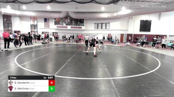 174 lbs Consi Of 8 #2 - Brett Sanderlin, Davidson vs Steven Martinos, Roanoke College - UNATT