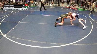 139 lbs Quarters - Landon Stohel, Sublime Wrestling Academy vs Alpha Warren, Dove Creek