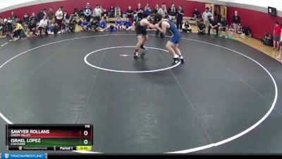 165 lbs Cons. Round 1 - Israel Lopez, Cheyenne vs Sawyer Rollans, Green Valley