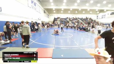 150 lbs Champ. Round 3 - Rocco Godinez, Corona 100 vs Triston Valadez, Cvbjj