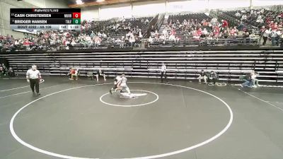 4A 106 lbs Semifinal - Bridger Hansen, Tooele vs Cash Christensen, Murray