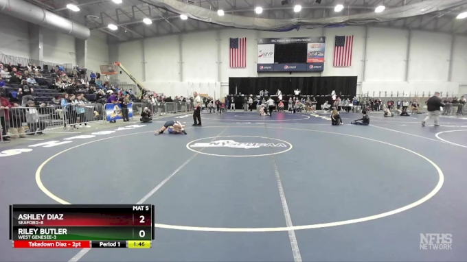 120 lbs Champ. Round 1 - Riley Butler, West Genesee-3 vs Ashley Diaz ...