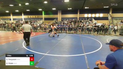 175 lbs Round Of 128 - Spencer Ferguson, Rancho Bernardo WC vs Drake Polak, Khutulun