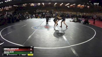 110 lbs Semifinal - Keana Bush, Hernando vs Abigail Gonzalez, Miami Southridge Hs