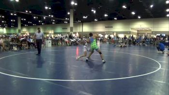 132 lbs Round 2 (10 Team) - Aiden Whitten, MXW White vs Ivan Lopez, Storm Wrestling Black