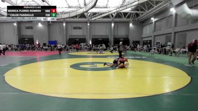 132 lbs Consi Of 16 #2 - Monica Flores Romero, Fairfield Warde vs Chloe Fangiullo, Plainville