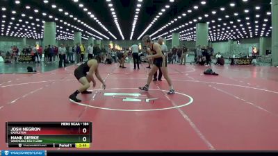 184 lbs Cons. Semi - Josh Negron, Castleton vs Hank Gierke, Wisconsin-Eau Claire