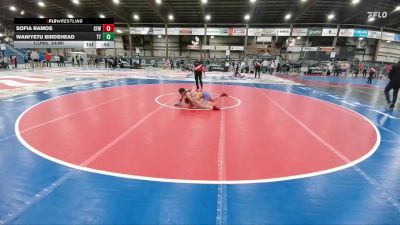106 lbs Cons. Semi - Sofia Ramos, Central Florida Wrestling vs Waniyetu Birdshead, Tatanka Tuff