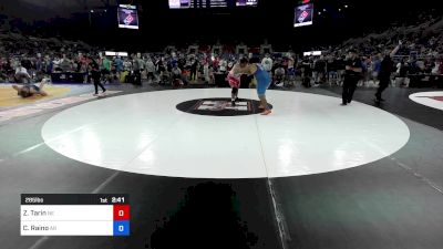 285 lbs Cons 64 #2 - Zachariah Tarin, NE vs Camarion Raino, AR