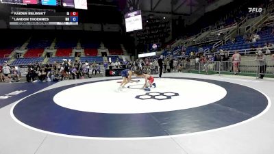 106 lbs Cons. Sub-semis - Kaiden Belinsky, IA vs Landon Thoennes, MN