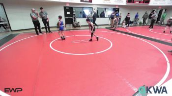 64 lbs Rr Rnd 3 - Aysa Al-Qahtani, Wyandotte Youth Wrestling vs Kamden Woolman, Tiger Trained Wrestling