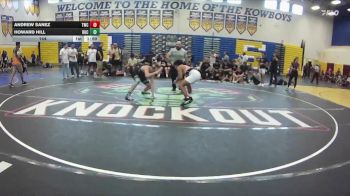 144 lbs Round 2 (8 Team) - Andrew Sanez, Talon WC vs Howard Hill, Buchholz