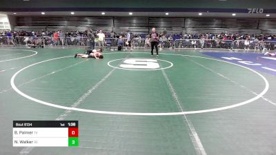 144 lbs Consi Of 64 #2 - Bryce Palmer, TX vs Nick Walker, DE