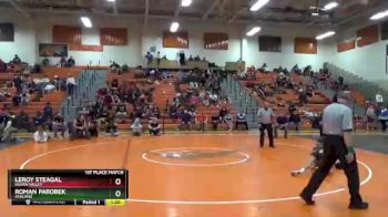 120 lbs 1st Place Match - Leroy Steagal, Indian Valley vs Roman Parobek, Ashland