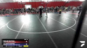 106 lbs Round 2 - Taylor Whiting, Askren Wrestling Academy vs Allison Hunter, Northern Exposure Wrestling Club