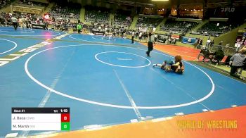 135 lbs Semifinal - Jayden Baca, Cowboy Wrestling Club vs Maddie Marsh, Red Cobra Westling Academy