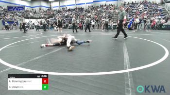 67 lbs Semifinal - Azalea Pennington, Henryetta Knights Wrestling Club vs Camden Cloyd, Noble Takedown Club