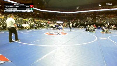 165 Class 4 lbs Cons. Round 1 - Jeremiah Clines, Northwest vs Jaccob Wood, Raymore-Peculiar