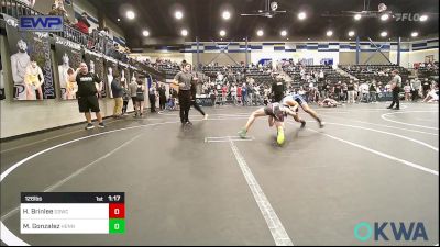 126 lbs Semifinal - Hayden Brinlee, D3 Wrestling Cluib vs Mauricio Gonzalez, Hennessey Takedown Club