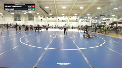 86 lbs Consi Of 8 #2 - Sydney Daxberger, Falcons/Taunton vs Toby Bong, Doughboys WC