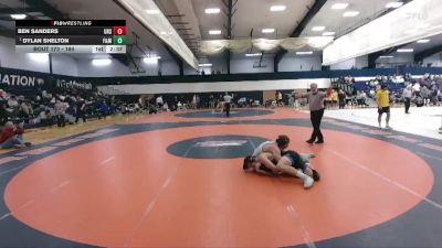 184 lbs Quarterfinal - Dylan Shelton, Franklin And Marshall vs Ben Sanders, Ursinus