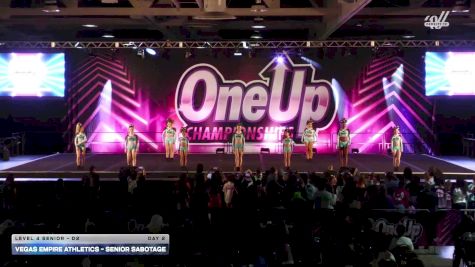 Vegas Empire Athletics - Senior Sabotage [2025 L4 Senior - D2 Day 2] 2025 One Up SoCal Nationals