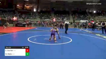 55 lbs Quarterfinal - Chase Courter, Simmons Academy Wrestling Saw vs Maddox Mejia, Chickasha Wrestling